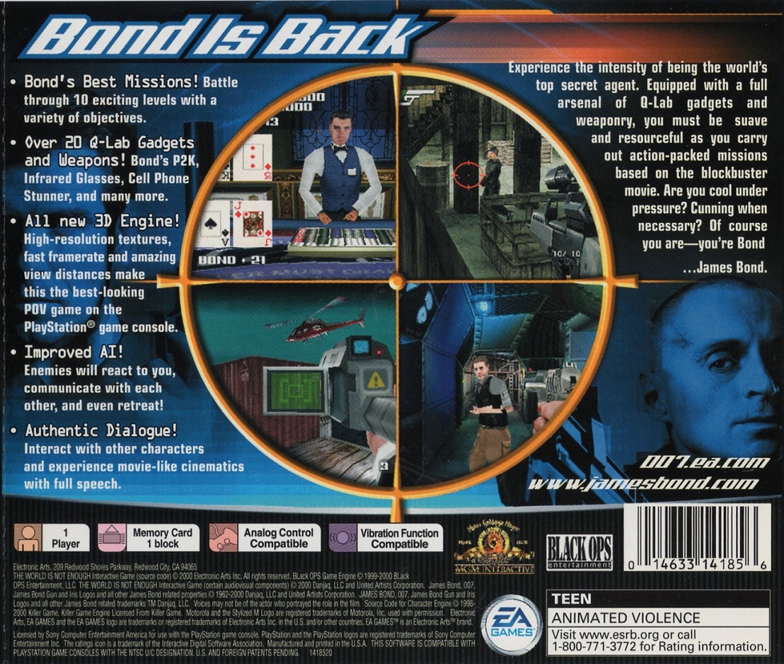 007 - The World Is Not Enough (USA) ISO < PSX2PSP ISOs